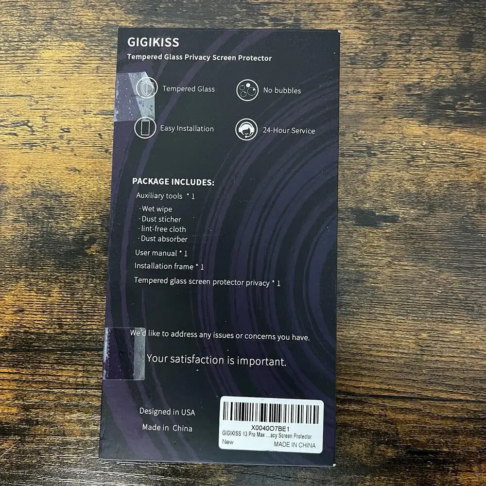 GIGIKISS iPhone 13 Pro Max Privacy Screen Protector Tempered‎ Glass
